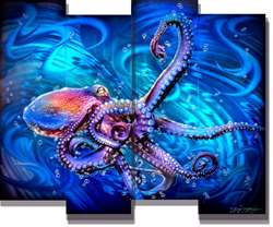 Chris DeRubeisArt titleWhats Kraken ORIGINAL 4-Panel 37X44