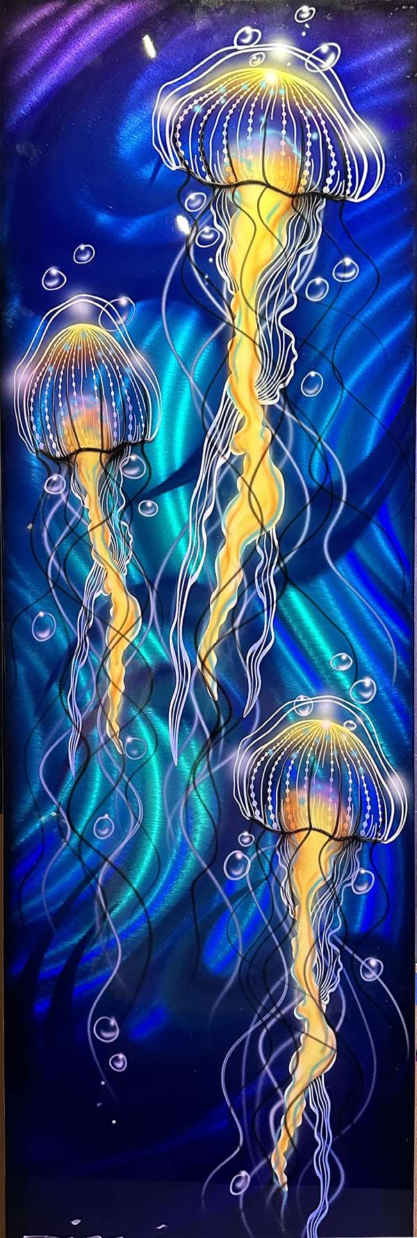 Chris DeRubeisArt titleJellyfish 36X12