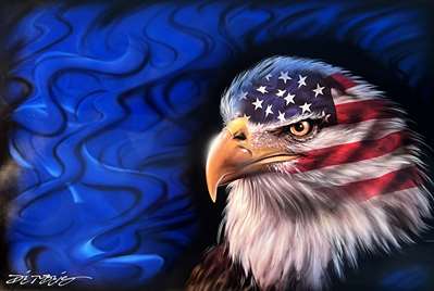 Chris DeRubeisArt titleThe Patriot 24X36