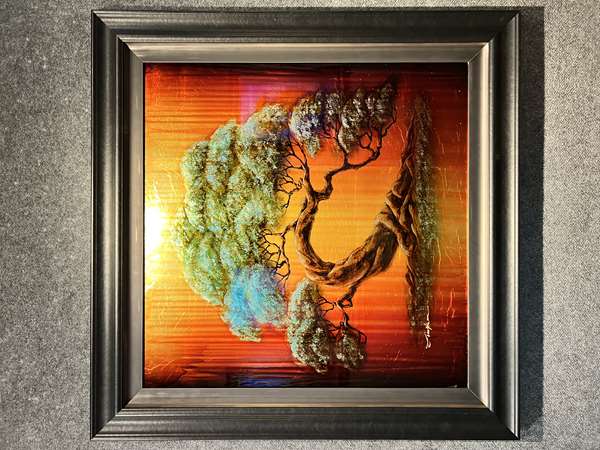 Patrick GuytonArt titleGold Tree 30x30