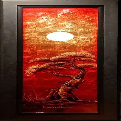 Patrick GuytonArt titleRed Dusk 10x36 18x44F